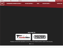 Tablet Screenshot of polydip.com.au